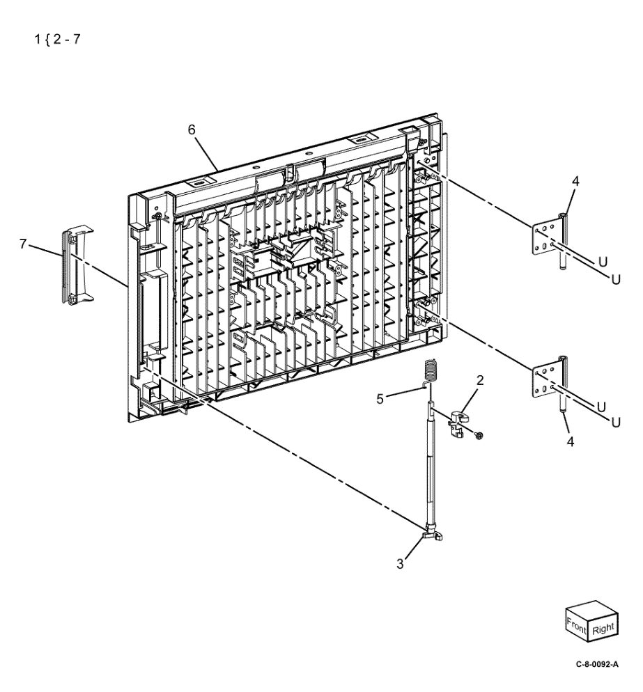 PL 70.16 1TM (2 of 3) parts diagram - Xerox VersaLink C7000 / C7020 / C7025 / C7030