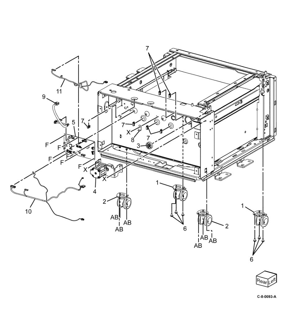PL 70.17 1TM (3 of 3) parts diagram - Xerox VersaLink C7000 / C7020 / C7025 / C7030