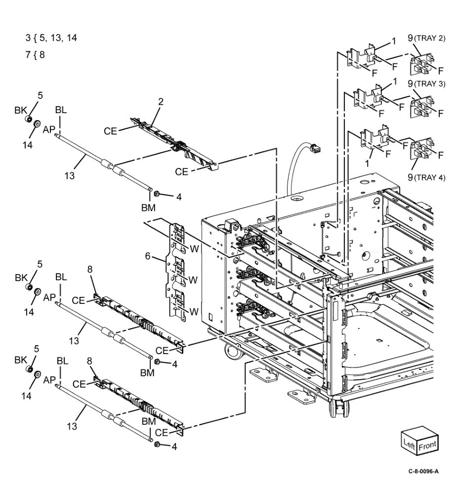 PL 70.22 3TM (3 of 4) parts diagram - Xerox VersaLink C7000 / C7020 / C7025 / C7030