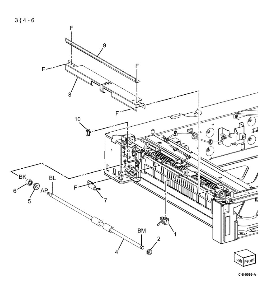 PL 70.26 STM (2 of 4) parts diagram - Xerox VersaLink C7000 / C7020 / C7025 / C7030