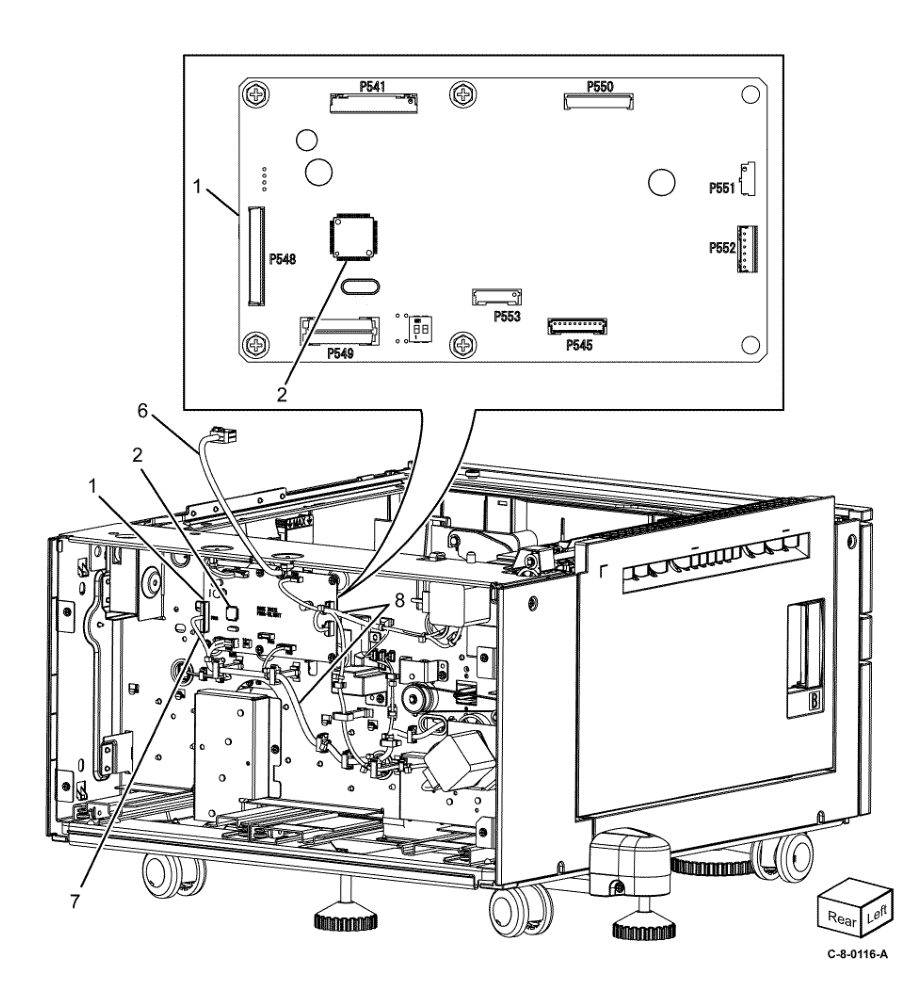 PL 70.90 TTM Electrical parts diagram - Xerox VersaLink C7000 / C7020 / C7025 / C7030