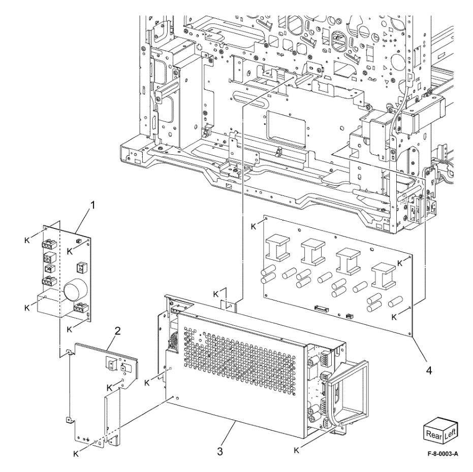 PL 1.15 Electrical - Rear (3 of 3) parts diagram - Xerox VersaLink C8000 / C9000