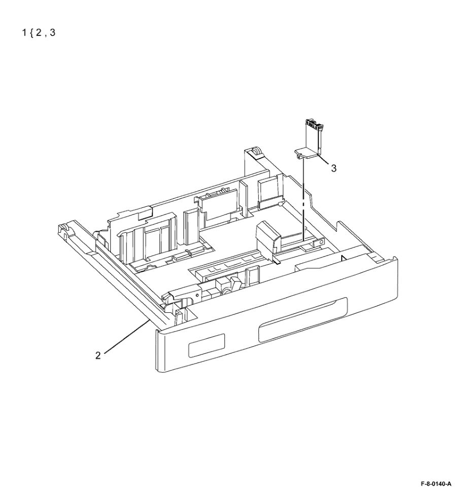 PL 70.70 Envelope Tray parts diagram - Xerox VersaLink C8000 / C9000