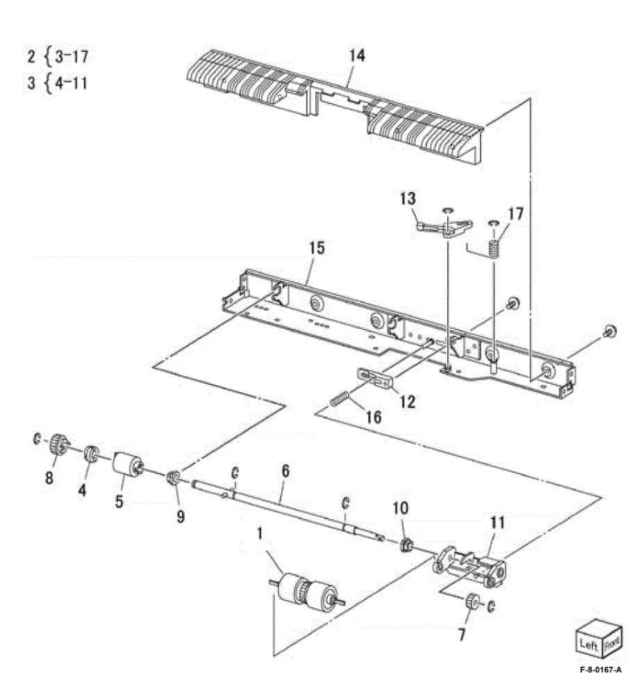 PL 80.110 HCF Feeder (3 of 3) parts diagram - Xerox VersaLink C8000 / C9000