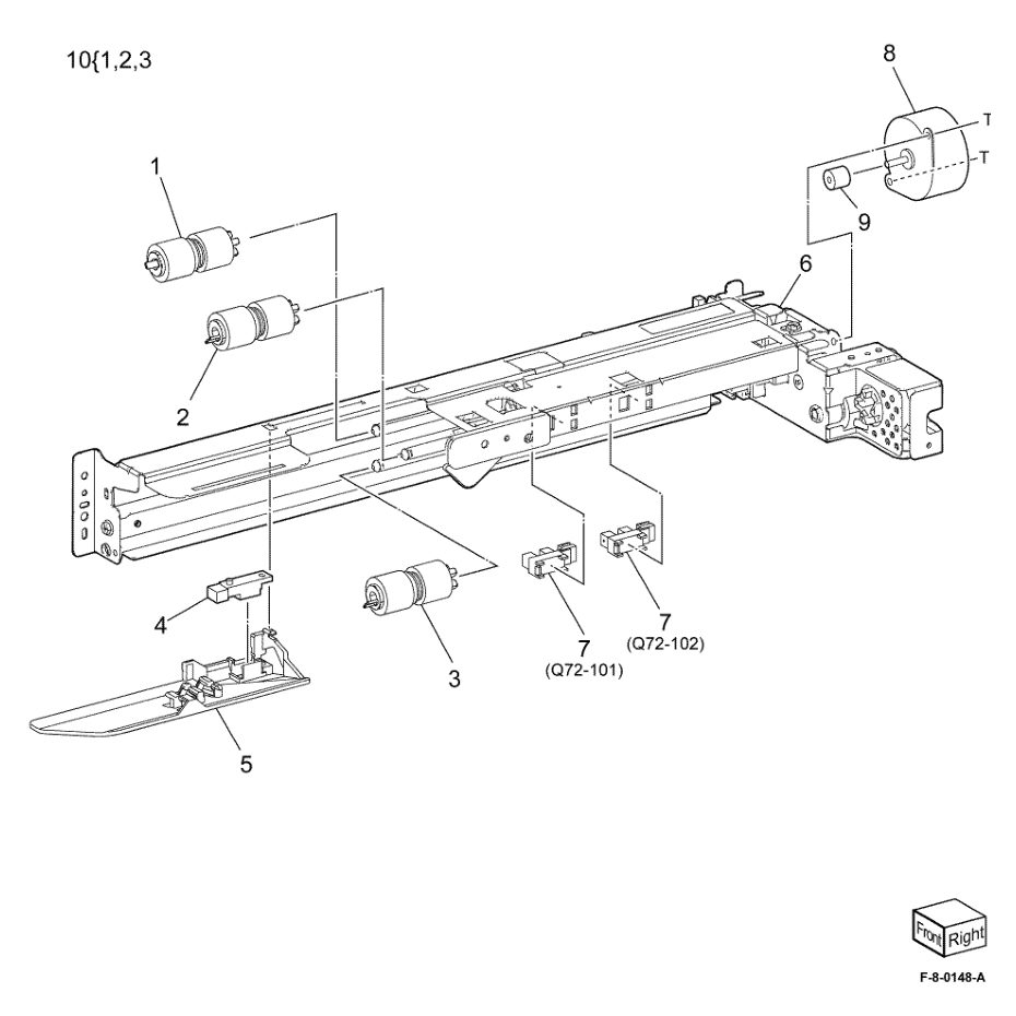 PL 80.15 Tray 2 Feedhead Assembly parts diagram - Xerox VersaLink C8000 / C9000