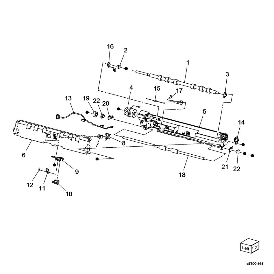 PL 15.2 Registration (2 of 2) parts diagram - Xerox Phaser 7800