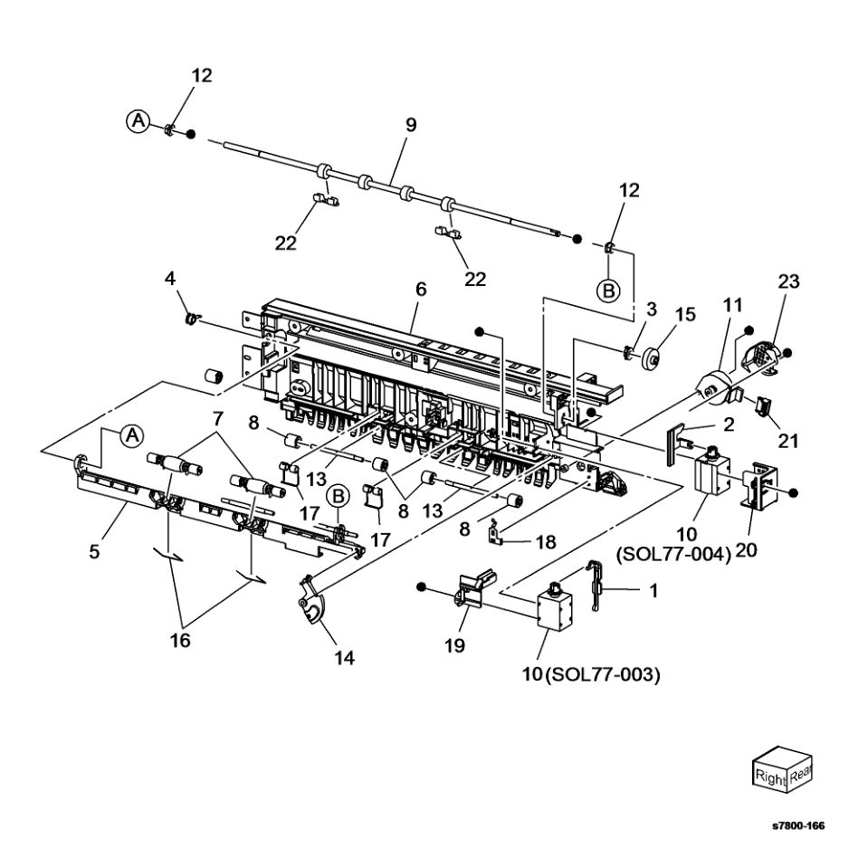 PL 17.5 Exit 2 (3 of 3) parts diagram - Xerox Phaser 7800
