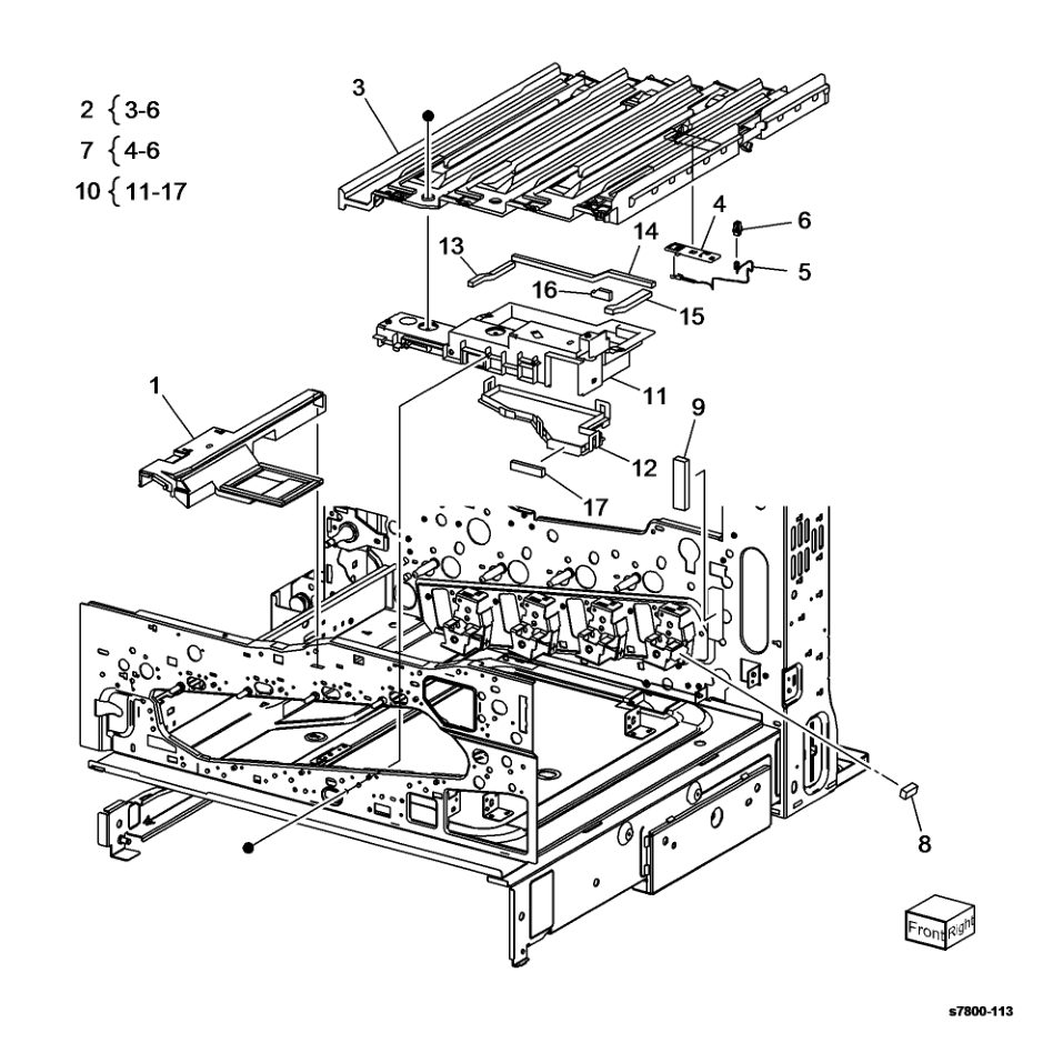 PL 4.4 NOHAD (3 of 3) parts diagram - Xerox Phaser 7800