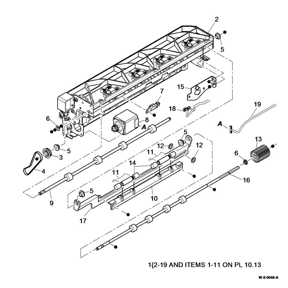 PL 10.12 Inverter Assembly parts diagram - Xerox WorkCentre 5945 / 5955