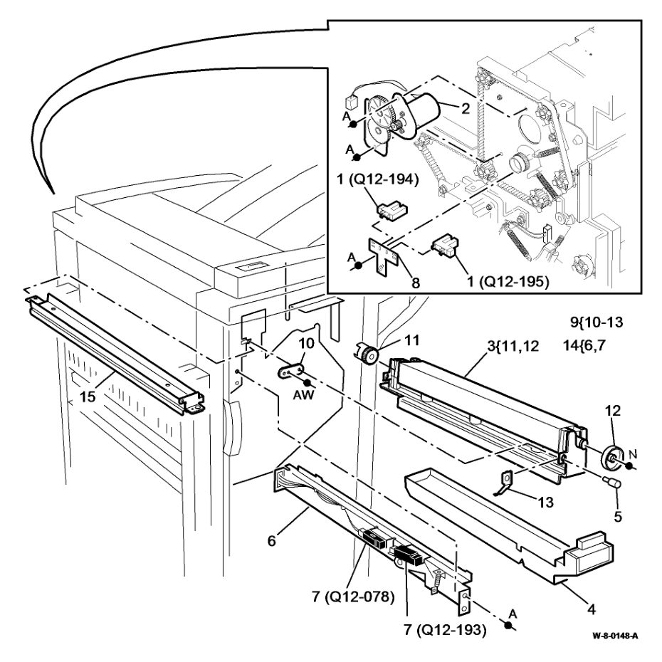 PL 12.330 LVF BM Hole Punch Unit parts diagram - Xerox WorkCentre 5945 / 5955
