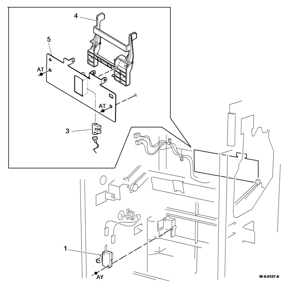PL 12.35 2K LCSS Bin 1 Control parts diagram - Xerox WorkCentre 5945 / 5955