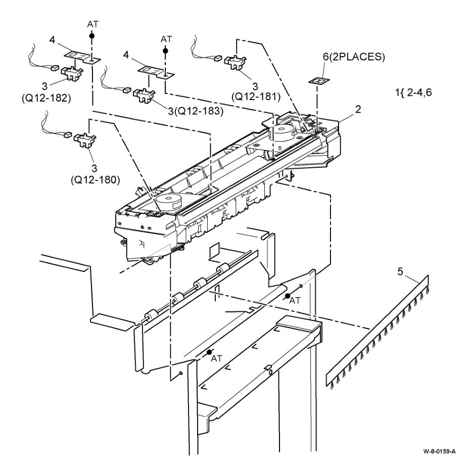 PL 12.355 LVF BM Tamper Assembly parts diagram - Xerox WorkCentre 5945 / 5955