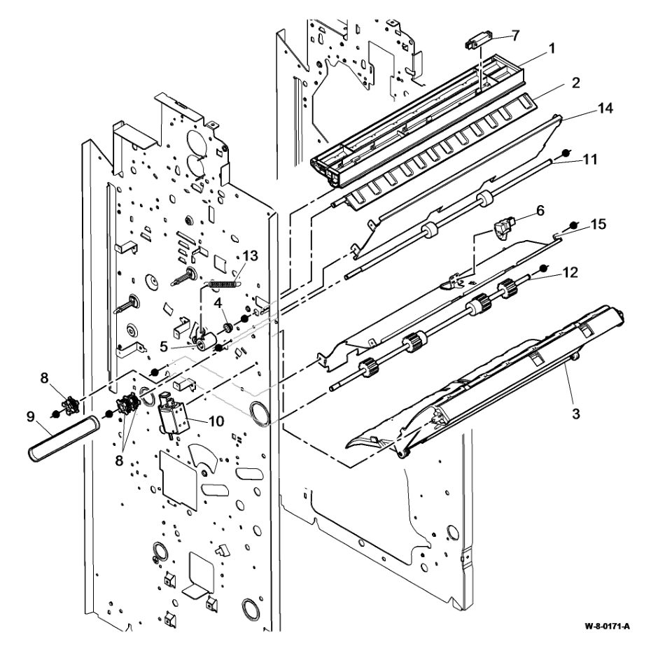 PL 12.385 LVF BM Compiler Entrance parts diagram - Xerox WorkCentre 5945 / 5955