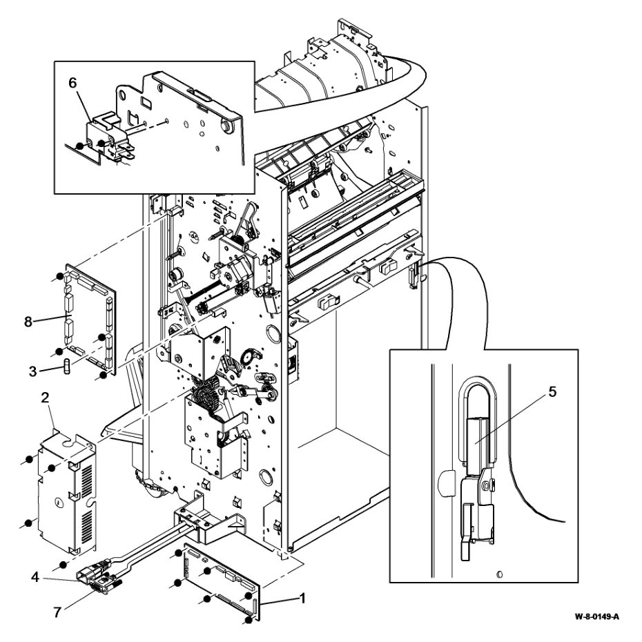 PL 12.425 LVF BM Electrical parts diagram - Xerox WorkCentre 5945 / 5955