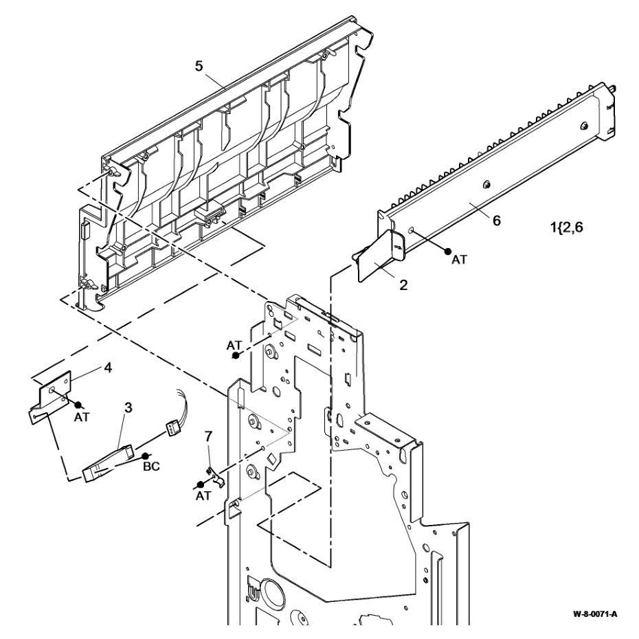 PL 12.70 2K LCSS Entry Guide Cover/ parts diagram - Xerox WorkCentre 5945 / 5955