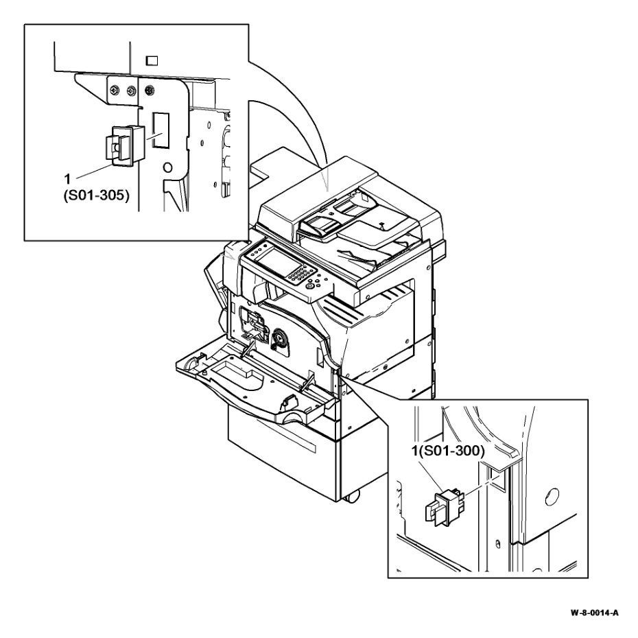 PL 1.12 Interlock Switches parts diagram - Xerox WorkCentre 5945 / 5955