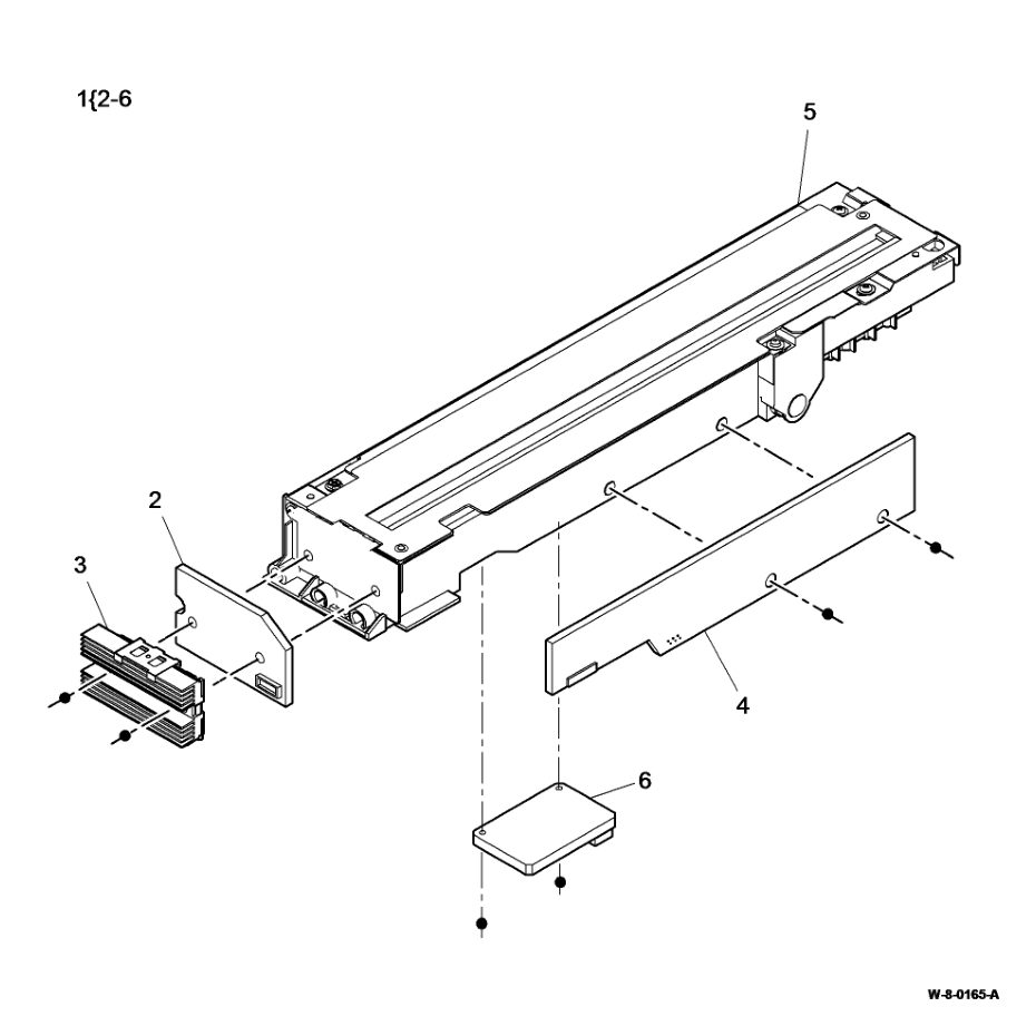 PL 60.25 Scan Carriage Assembly parts diagram - Xerox WorkCentre 5945 / 5955