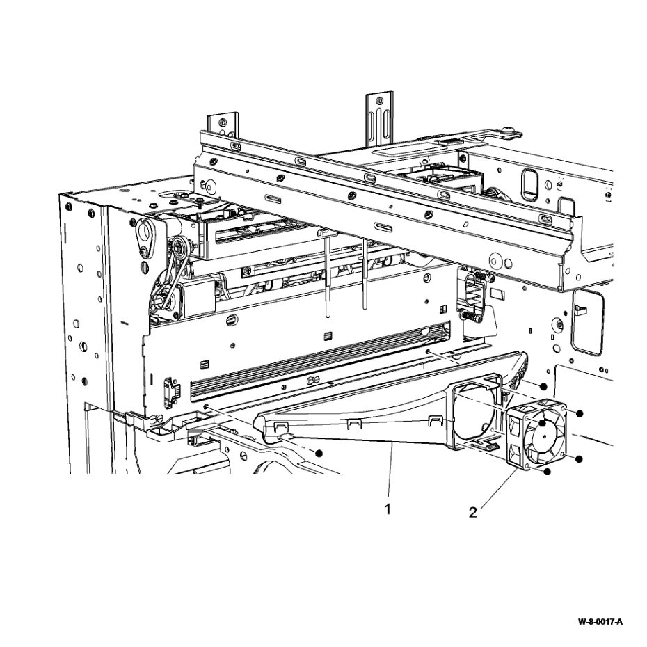 PL 90.15 Print Cartridge Cooling parts diagram - Xerox WorkCentre 5945 / 5955