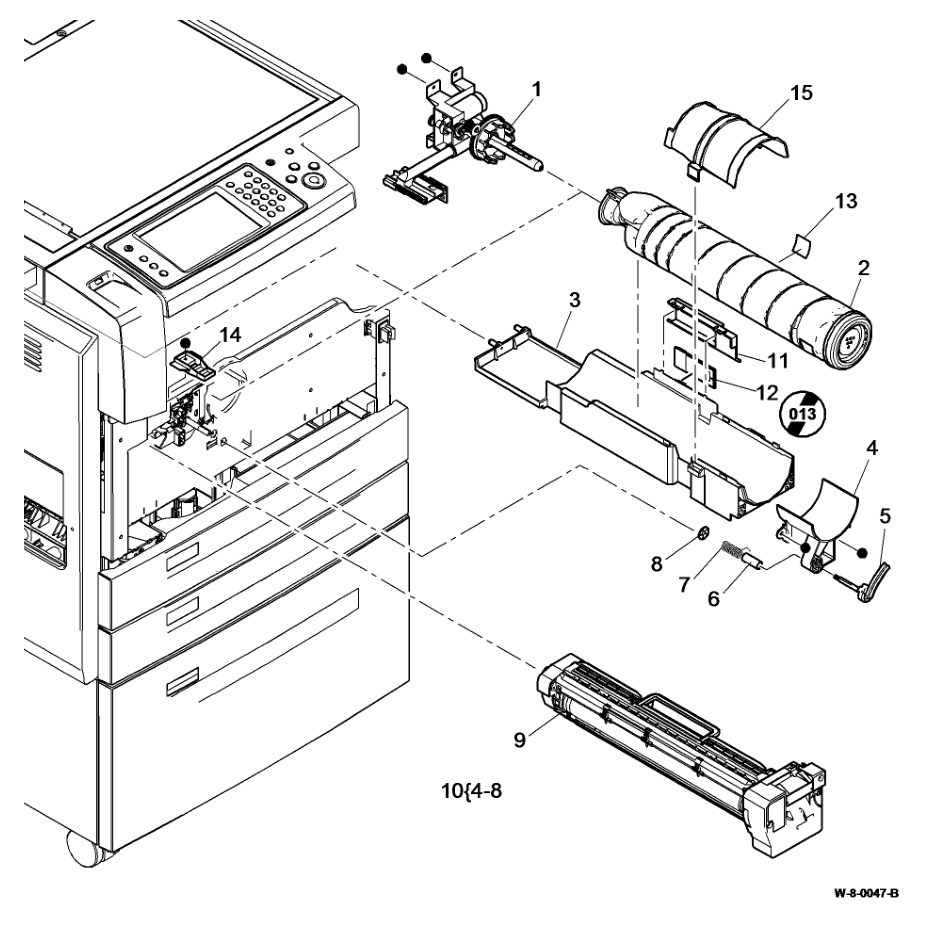 PL 90.17 Toner/Print Cartridges parts diagram - Xerox WorkCentre 5945 / 5955